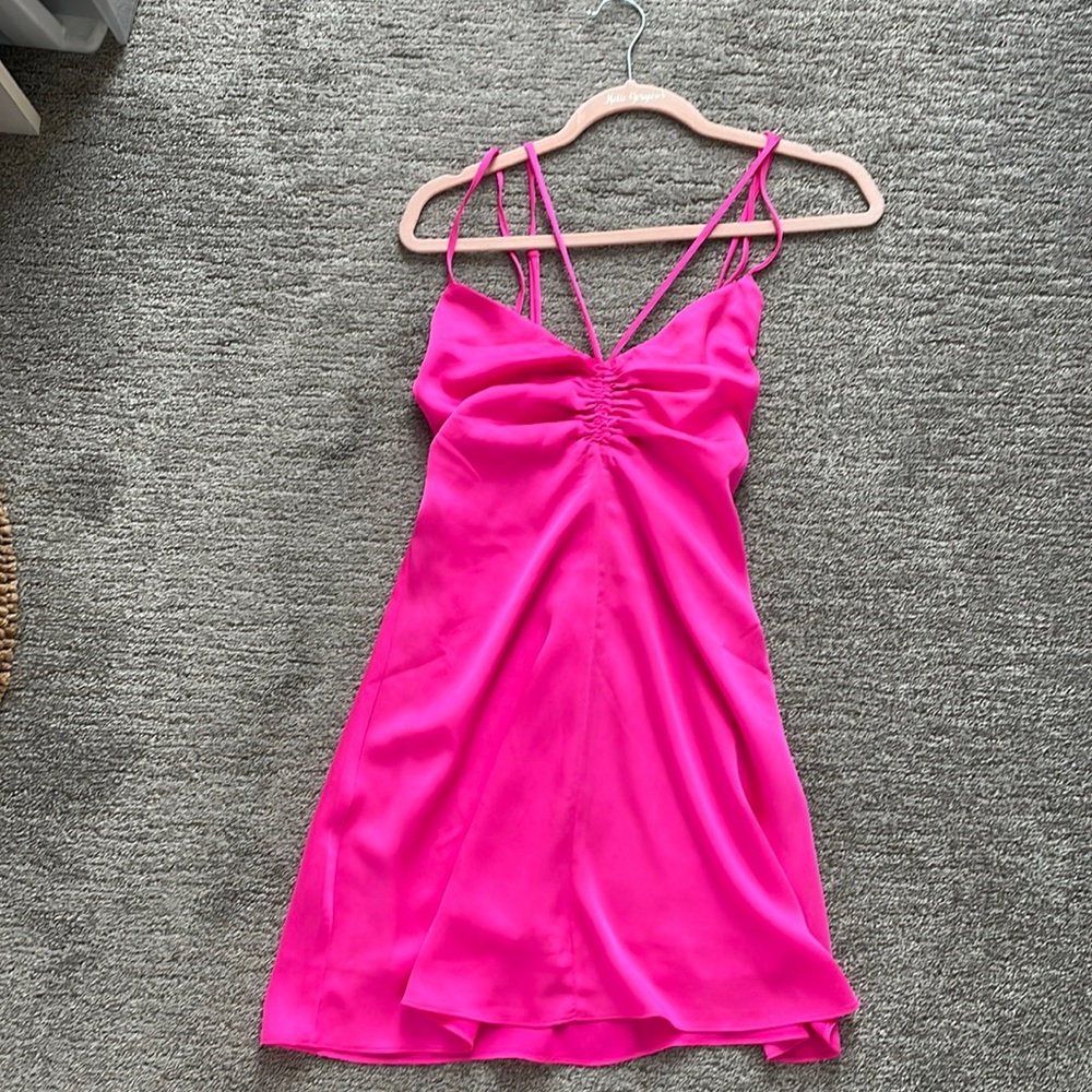 VICI summer of Diane pink mini dress